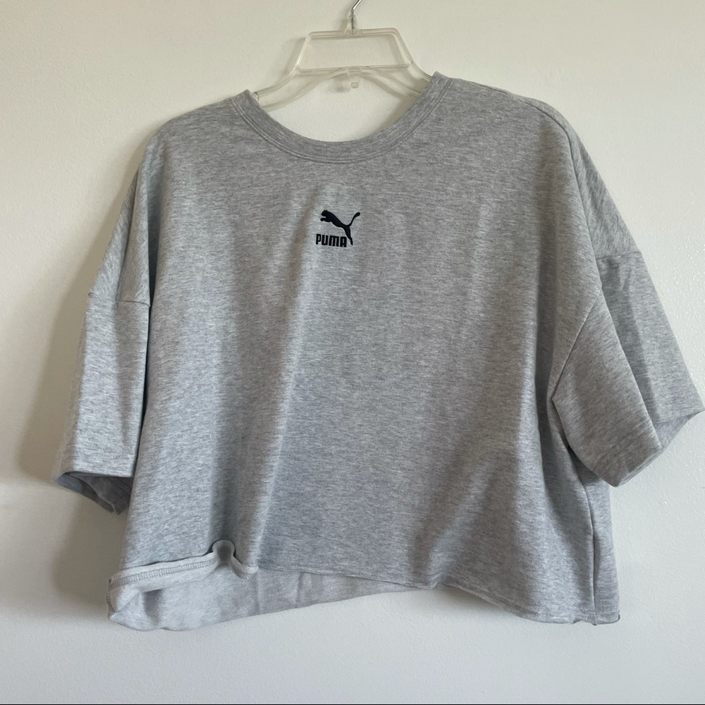 Oversized Puma crop top